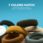 Large Thick Hair Ties, Large Cotton Stretch, Ponytail Holder Seamless Hair Bands Scrunchies Accessories for Teens Women Mens Hair Ties No Crease Headband HOYOLS (Autumn Hues Color)