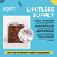 HOYOLS 1500 Pcs Brown Elastic Hair Bands – Small TPU Rubber Bands for Teenage Girls & Women, No Damage Hair Ties, Stretchy Ponytail Holders for Fine, Thin to Medium Hair (Brown)