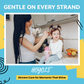 HOYOLS Clear & Black Elastic Hair Ties Rubber Bands Soft Ponytail Holder Mini Plastics Polyband for Women Youth Girls 1500 Pcs Assorted Color Accessories TPU