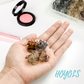 HOYOLS 36 Pcs Small Tortoise Hair Claw Clips, Mini Half Up Plastic Hairclips for Women Girls, Strong Grip Non-Slip Jaw Clips for Thin Short Hair (Amber Glow Mix Color)