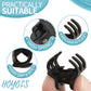 Hoyols 1/2 inch Tiny Hair Clips Matte Black, Small Clamp Claw Clips No Slip No Crease Strong Grip for Women Girls Men Fine Medium Thick Hair Styling Accessories 48 Pcs
