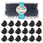 Hoyols 1/2 inch Tiny Hair Clips Matte Black, Small Clamp Claw Clips No Slip No Crease Strong Grip for Women Girls Men Fine Medium Thick Hair Styling Accessories 48 Pcs