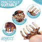 Hoyols Small Mini Jaw Hair Claw Clips for Women and Girls - 48 Pcs Amber Brown Plastic No Slip Bulk Set for Makeup, Styling and Thin Fine Hair