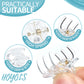 Hoyols Clear Small Mini Claw Clips for Hair, 48 Pcs Tiny Plastic Jaw Clips Strong Girp No Hair Pulling Cute Hair Accessories for Women Girls Short Thick Hair
