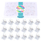 Hoyols Clear Small Mini Claw Clips for Hair, 48 Pcs Tiny Plastic Jaw Clips Strong Girp No Hair Pulling Cute Hair Accessories for Women Girls Short Thick Hair