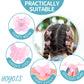 Hoyols Mini Butterfly Hair Clips, 90s Y2K Pastel Rainbow Hair Claw Clips for Teens Women Adults, Cute Small Jaw Claws,Butterfly Hair Clips（12 jelly pastel colors）