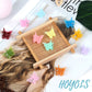 Hoyols Mini Butterfly Hair Clips, 90s Y2K Pastel Rainbow Hair Claw Clips for Teens Women Adults, Cute Small Jaw Claws,Butterfly Hair Clips（12 jelly pastel colors）