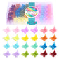  Hoyols Mini Butterfly Hair Clips, 90s Y2K Pastel Rainbow Hair Claw Clips for Teens Women Adults, Cute Small Jaw Claws,Butterfly Hair Clips（12 jelly pastel colors） 