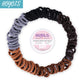 Seamless Cotton Hair Ties, Small Elastic Hair Ties Ponytail Holders for Fine Hair No Damage Tiny Head Bands for Toddler Girls Kids 100pcs 1.2 inch by Hoyols (5 colors)
