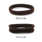 Soft & Stretch Cotton Hair Ties Large Hair Bands Nylon Fabric Ponytail Holder for Thick Heavy Curly Hair, No Slip No Damage Seamless Scrunchies Headbands  (Espresso)