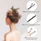 Hoyols Bobby Pin Black, Premium Metallic Crimped Grip Hairpins for Thick Hair, Secure Hold Wavy Slide Proof Hair Styling Pins 100 Count, 2 inch (Black)