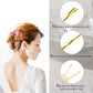 Hoyols Bobby Pin for Blonde Hair, Premium Metallic Crimped Grip Hairpins, Secure Hold Wavy Slide Proof Gold Hair Styling Pins for Women Buns Thin Hair 100 Count (Blonde)