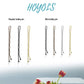 Hoyols Bobby Pin for Blonde Hair, Premium Metallic Crimped Grip Hairpins, Secure Hold Wavy Slide Proof Gold Hair Styling Pins for Women Buns Thin Hair 100 Count (Blonde)
