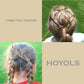 Hoyols Hair Ties Elastic Rubber Bands Ties for Ponytail Braid Holder for Kids Girl Women Brown Silver Gold Color 1000 Piece (6 Mixed Ladies Color)