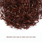 Hoyols Strong Hair Elastic Rubber Bands Ponytail Polyband No Damage Ties for Hair Women Girl Reusable 1000 Piece Pack (Brown)