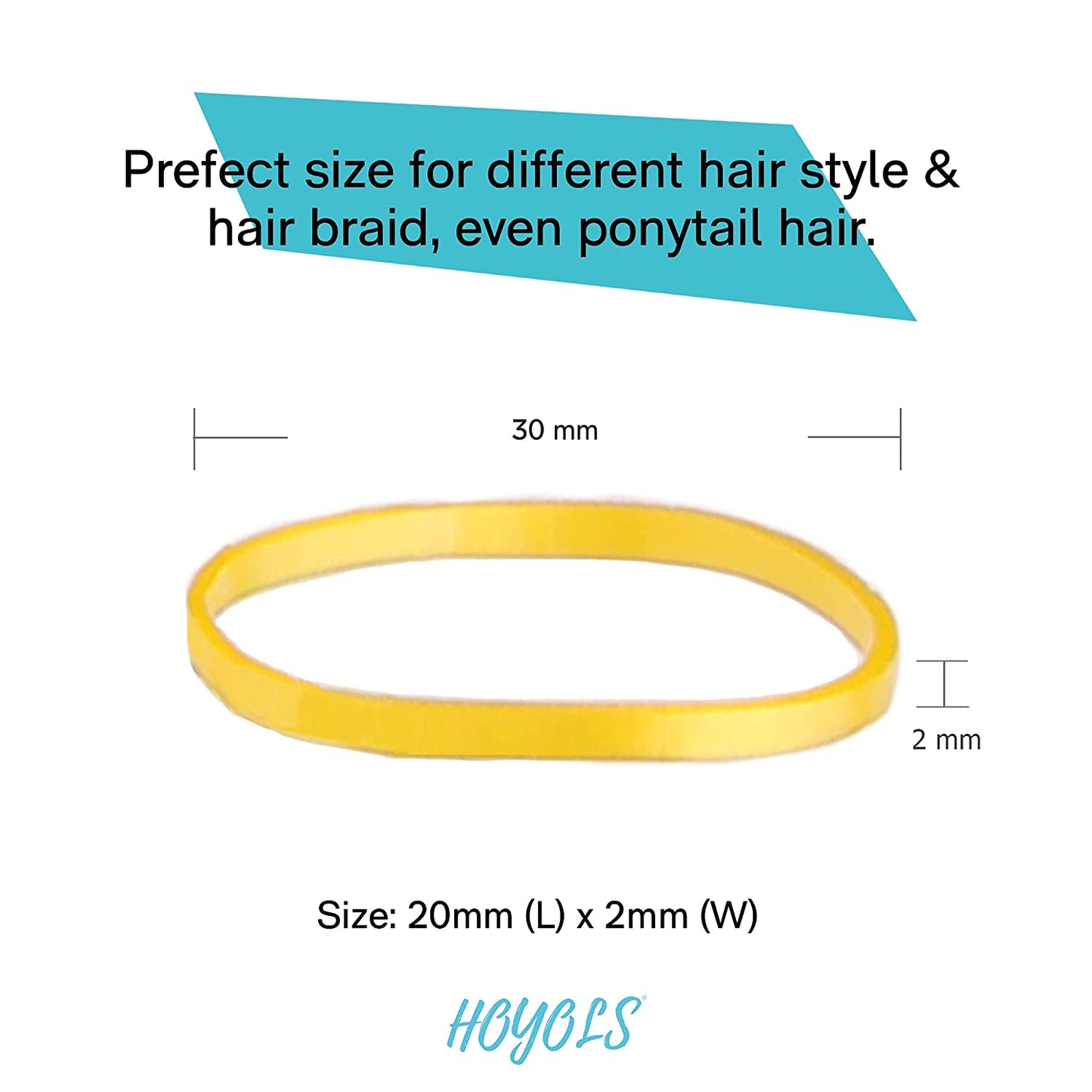 Mixed Color Elastic Hair Bands, 2500 Small Rubber Bands Braids for Girls Kids Women Non-Slip Tiny Soft Hair Ties Braiding Hair Accessories Value Pack Colorful Hoyols