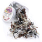 Winter Black & White Hair Ties Small Tiny Elastic Plastic Strong Hair Bands for Women Girls Kids Brown Thick Thin Hair Braided Stretchy Bulk 1000pcs HOYOLS