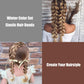 Winter Black & White Hair Ties Small Tiny Elastic Plastic Strong Hair Bands for Women Girls Kids Brown Thick Thin Hair Braided Stretchy Bulk 1000pcs HOYOLS