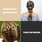 Winter Black & White Hair Ties Small Tiny Elastic Plastic Strong Hair Bands for Women Girls Kids Brown Thick Thin Hair Braided Stretchy Bulk 1000pcs HOYOLS