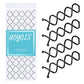 HOYOLS Spiral Hair Pins Black, Spin Bun Bobby Pins for Hair Screws Twists Spirals Non-Scratch Round Tips for Thick Hair Women Spin Pins Accessories 10pcs Black 2 inches (Black)