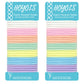HOYOLS No Metal Hair Elastics for Girls Bands, Assorted Baby Color Ponytail Holder Gentle Hold No Snag Hair Ties for Women Fine Hair ,Pink Blue Yellow White - 7 Colors  (Baby Color)