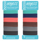 HOYOLS No Metal Hair Elastics Bands, Assorted Sport Daily Color Ponytail Holder No Snag Hair Ties for Girls Women Thick Hair 4mm, Hair Accessories - 6 Colors 60 Count