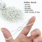 White Hair Rubber Bands for Hair Ties, Small Elastics Bands Ponytail Holders for Women Baby Girls Kids Thick Hair Mini Student Crafts Office by HOYOLS