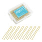 Hoyols U Shaped Hair Pins Blonde, U Shape Bobby Pins Metal Curved Curly Waved Bun Clips Hairpin for Buns Women Girls Grips Hairstyle Updo Thin Thick Hair, 100 Count  (Blonde)
