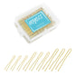 Hoyols U Shaped Hair Pins Blonde, Assorted Size U Shape Bobby Pins, Metal Curved Curly Bun Clips Hairpin Crimped Design with Ball Tips for Buns Women Girls Grips Hairstyle Updo Thin Thick Hair Gold, 150 Count Bulk Pack (Blonde)